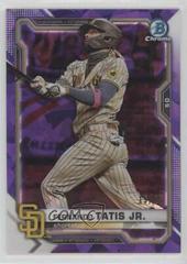 Fernando Tatis Jr. [Purple] #20 Baseball Cards 2021 Bowman Chrome Sapphire Prices