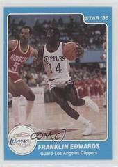 Franklin Edwards #90 Basketball Cards 1985 Star Prices