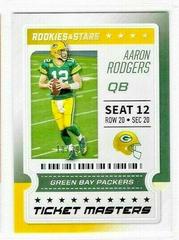 Aaron Rodgers [Purple] Football Cards 2020 Panini Rookies & Stars Ticket Masters Prices