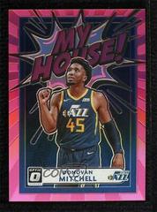 Donovan Mitchell [Pink] Basketball Cards 2020 Panini Donruss Optic My House Prices