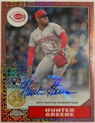 Hunter Greene [Red] #T87CA-HG Baseball Cards 2022 Topps Update 1987 Chrome Autographs Prices
