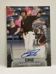 Julio Rodriguez [Hobby] Baseball Cards 2020 Leaf Draft Autographs Prices
