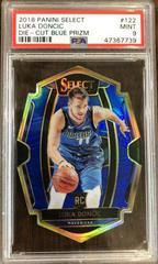 Luka Doncic [Die Cut Blue Prizm] Basketball Cards 2018 Panini Select Prices