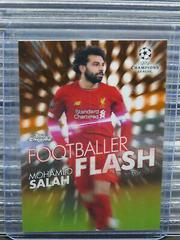 Mohamed Salah [Orange Refractor] Soccer Cards 2019 Topps Chrome UEFA Champions League Footballer Flash Prices