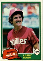 Larry Bowa #120 Baseball Cards 1981 Topps Prices