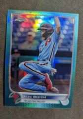 Alec Bohm [Aqua] #89 Baseball Cards 2022 Topps Chrome Prices