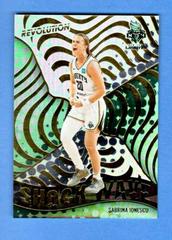 Sabrina Ionescu #24 Basketball Cards 2022 Panini Revolution WNBA Shock Wave Prices