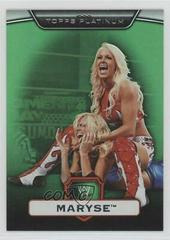 Maryse [Green] Wrestling Cards 2010 Topps Platinum WWE Prices