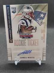James White [Seat Autograph] Football Cards 2014 Panini Contenders Prices
