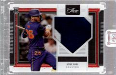 Jose Siri #RJ-JS Baseball Cards 2022 Panini Three and Two Rookie Jerseys Prices