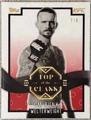 CM Punk [Red] Ufc Cards 2016 Topps UFC Top of the Class Prices