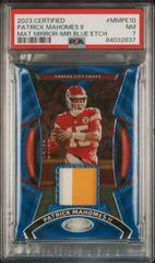 Patrick Mahomes II [Blue] #MMPE-10 Football Cards 2023 Panini Certified Materials Mirror Prices