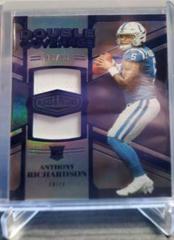Anthony Richardson [Blue] #DC-4 Football Cards 2023 Panini Plates and Patches Double Coverage Prices