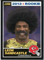 Leon Sandcastle [Black] #441 Football Cards 2013 Panini Score Prices