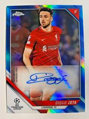 Diogo Jota [Blue Refractor] Soccer Cards 2021 Topps Chrome UEFA Champions League Autographs Prices
