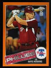 Rhys Hoskins [Orange Refractor] Baseball Cards 2020 Topps Chrome 1985 Prices