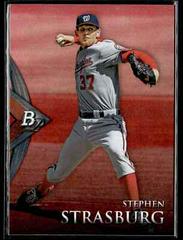 Stephen Strasburg [Ruby] #26 Baseball Cards 2014 Bowman Platinum Prices