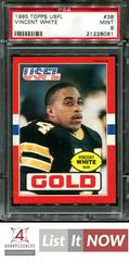 Vincent White Football Cards 1985 Topps USFL Prices