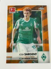 Josh Sargent [Orange Refractor] #23 Soccer Cards 2020 Topps Chrome Bundesliga Prices
