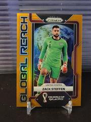 Zack Steffen [Orange] Soccer Cards 2022 Panini Prizm World Cup Global Reach Prices