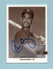 Carlos Baerga [Black & White Autograph] Baseball Cards 2017 Topps Archives Snapshots Prices