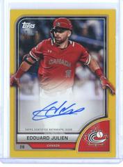 Edouard Julien [Gold] #AV-EJU Baseball Cards 2023 Topps World Classic Autographs Prices