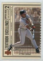 Andruw Jones #T4 Baseball Cards 1999 Upper Deck Textbook Excellence Prices