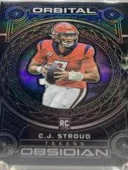 C.J. Stroud [Yellow Electric Etch] #9 Football Cards 2023 Panini Obsidian Orbital Prices