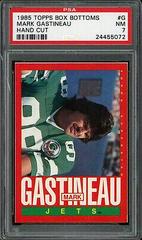 Mark Gastineau [Hand Cut] #G Football Cards 1985 Topps Box Bottoms Prices