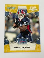 Fred Jackson [Super Bowl XLIII Gold] Football Cards 2008 Panini Score Prices