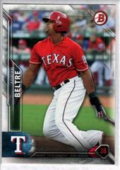 Adrian Beltre #89 Baseball Cards 2016 Bowman Prices
