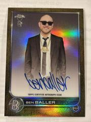Ben Baller [Gold] Baseball Cards 2022 Topps Chrome Ben Baller Autographs Prices