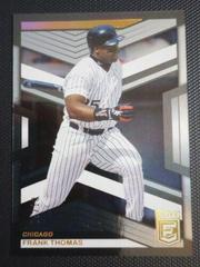 Frank Thomas [Holo Gold] #20 Baseball Cards 2023 Panini Chronicles Elite Prices