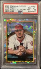 Mike Trout [Atomic Refractor] Baseball Cards 2020 Bowman Chrome 1990 Prices