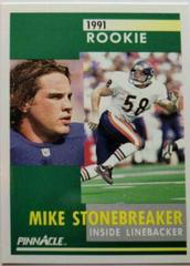 Mike Stonebreaker Football Cards 1991 Pinnacle Prices