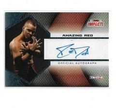 Amazing Red [Blue] Wrestling Cards 2009 TriStar TNA Impact Autograph Prices