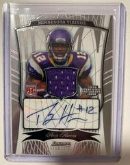 Percy Harvin [Autograph Jersey Gold Refractor] #177 Football Cards 2009 Bowman Sterling Prices