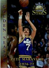 Pete Maravich [Finest Refractor] #78 Basketball Cards 1996 Topps Stars Prices