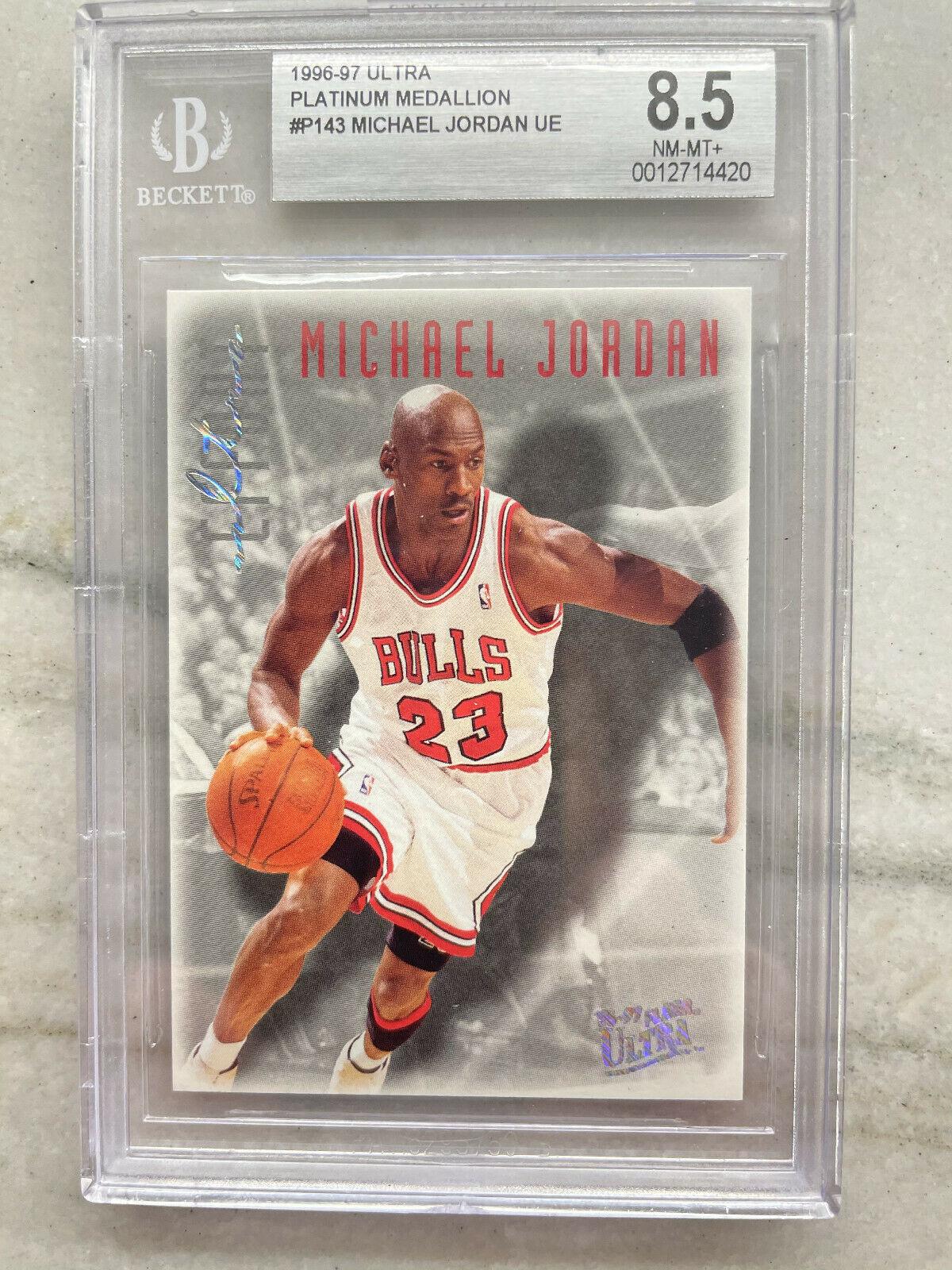 Michael Jordan P143 Prices 1996 Ultra Platinum Medallion Basketball Cards