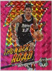 Ja Morant [Pink Fluorescent] #11 Basketball Cards 2022 Panini Mosaic Thunder Road Prices