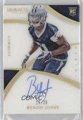 Byron Jones [Autograph Gold] Football Cards 2015 Panini Immaculate Prices