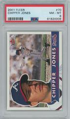 Chipper Jones #70 Baseball Cards 2001 Fleer Tradition Prices