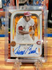 Johnny Bench [Orange] #TA-JBE Baseball Cards 2022 Topps Tribute Autographs Prices