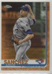 Aaron Sanchez [Orange Refractor] #132 Baseball Cards 2019 Topps Chrome Prices