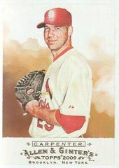 Chris Carpenter #239 Baseball Cards 2009 Topps Allen & Ginter Prices