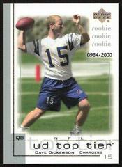 Dave Dickenson #228 Football Cards 2001 Upper Deck Top Tier Prices