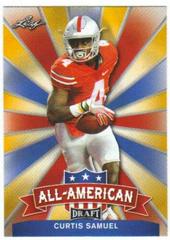 Curtis Samuel [Gold] #AA-06 Football Cards 2017 Leaf Draft All American Prices
