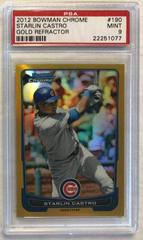 Starlin Castro [Gold Refractor] #190 Baseball Cards 2012 Bowman Chrome Prices