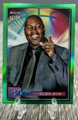 Glen Rice [Green Refractor] #28 Basketball Cards 2021 Topps Finest Prices