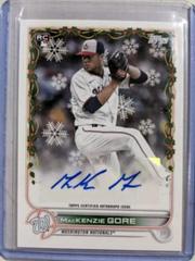 MacKenzie Gore #WHA-MG Baseball Cards 2022 Topps Holiday Autographs Prices